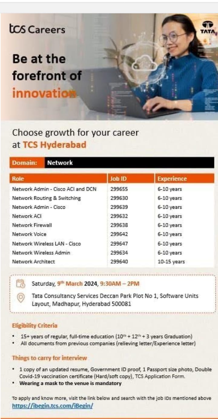 TCS Job Change